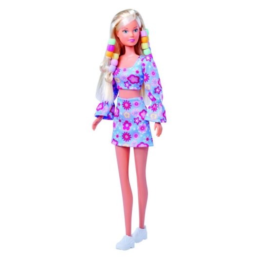 Poupee SIMBA Steffi Love Hair Beads 29 cm avec perles