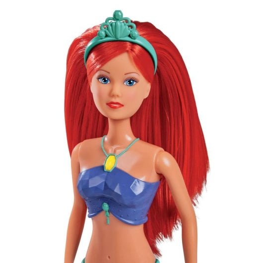 Poup ee SIMBA Steffi Love Sparkle Mermaid 29 cm Lumiere Arc-en-Ciel
