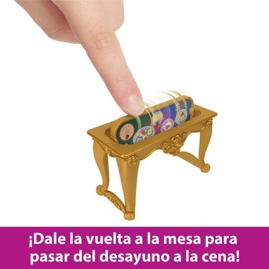 Casa de muñecas Mattel Disney Princesas Castillo apilable de Bella 29,7 cm