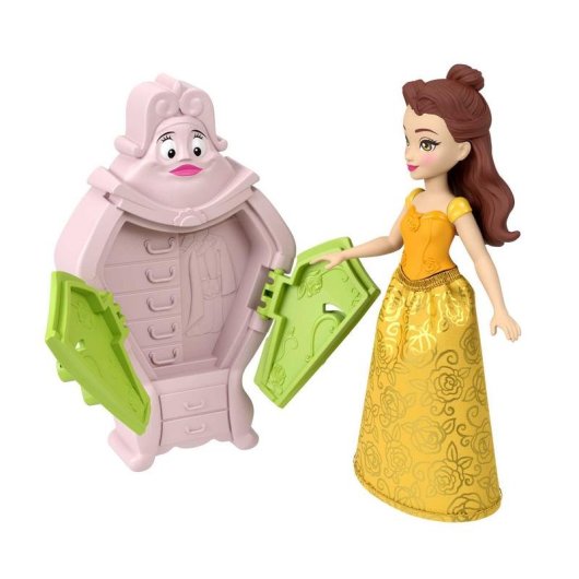 Casa de muñecas Mattel Disney Princesas Castillo apilable de Bella 29,7 cm