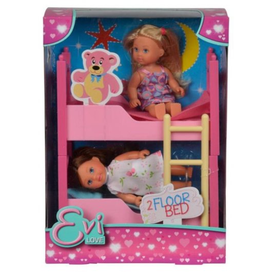 Lit pour poupées Simba Evi Love Multicolore 3-8 ans