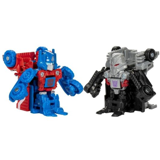 Figura transformável Hasbro Transformers One Race Changers Optimus Prime vs Megatron