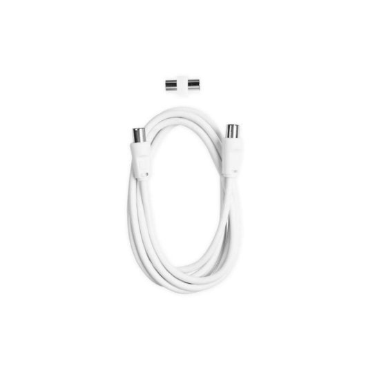 Cavo coassiale Ekon 1,8 m bianco 9,5 mm