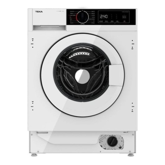 Lavadora integrable Teka WMI 40841 W SP 8 kg 1400 rpm clase A vapor blanca