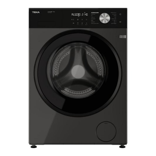 Lavadora Teka WM 40945 DINOX carga frontal 9 kg 1400 rpm A acero oscuro