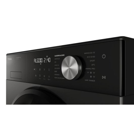Lavadora Teka WM 40945 DINOX carga frontal 9 kg 1400 rpm A acero oscuro