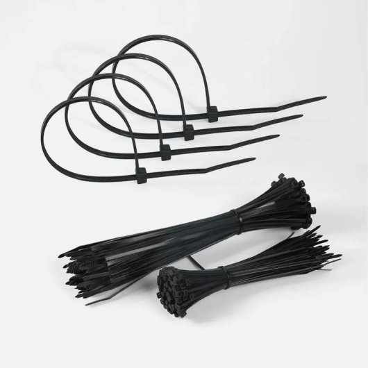 Abraçadeira FABRILAMP UTIL 2,5 x 150 mm preta, 100 unidades