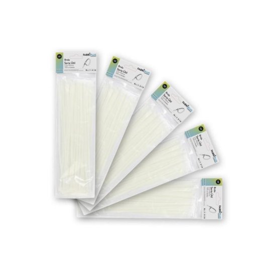 Cruzetas FABRILAMP UTIL 2,5 mm x 150 mm brancas 100 unidades