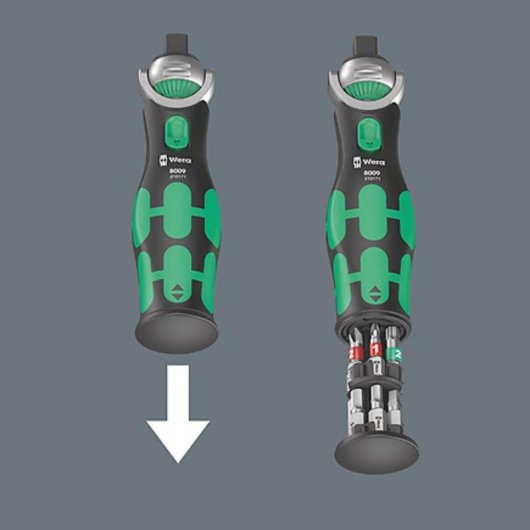 Juego de llaves de carraca Wera Zyklop Pocket Imperial Set 1 13 piezas