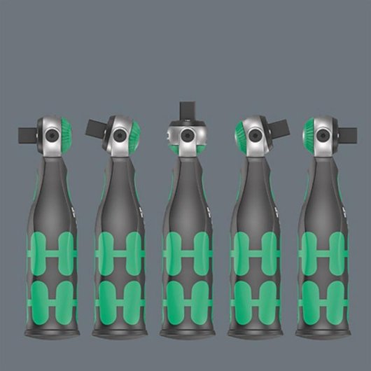 Juego de llaves de carraca Wera Zyklop Pocket Imperial Set 1 13 piezas