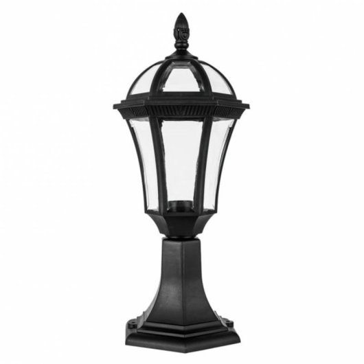 Sobremuro exterior FABRILAMP Comino 47,6 cm Policarbonato Negro IP44