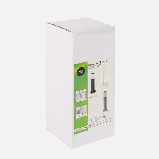 Balise exterieure FABRILAMP Azafran IP44 E27 40 cm Gris