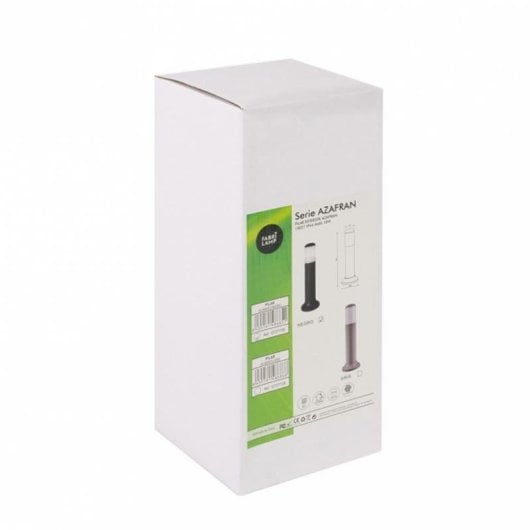 Balise exterieure FABRILAMP Azafran IP44 E27 40 cm Gris