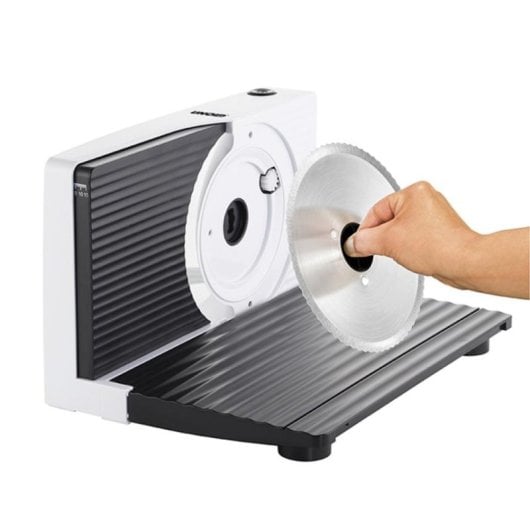 Trancheuse Unold 78860 100 W 15 mm Noir Blanc Acier Inoxidable