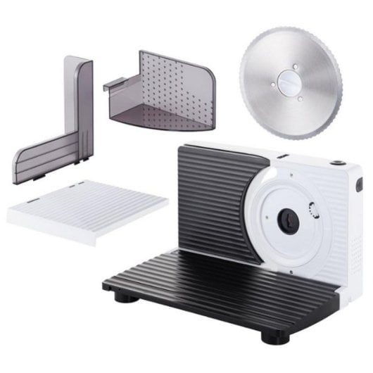 Trancheuse Unold 78860 100 W 15 mm Noir Blanc Acier Inoxidable