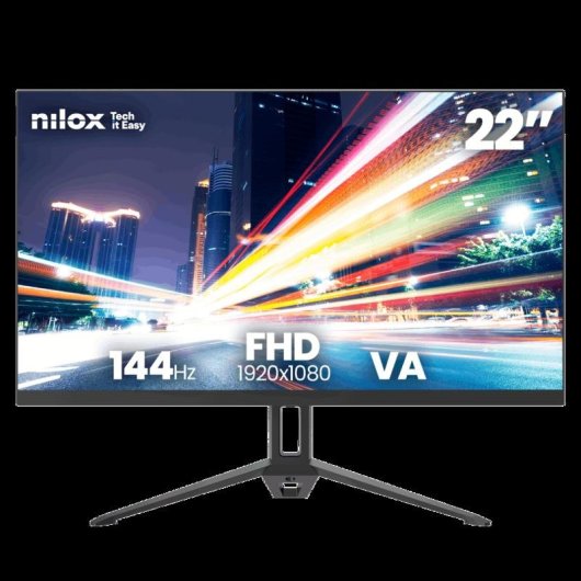 Monitor Nilox NXM22FHD14411 22" FullHD 144 Hz VA 5 ms HDMI VGA