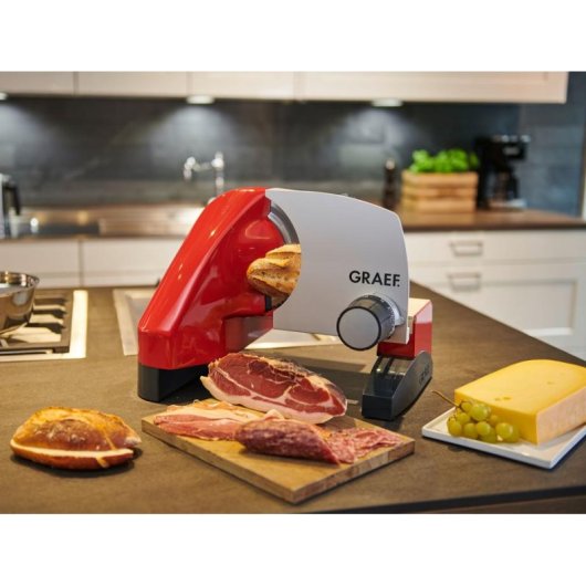 Trancheuse Graef SKS 500 170 W inox, coupe jusqu'a 3 cm