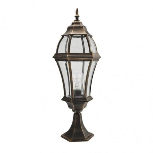 Applique FABRILAMP Becrux noir et or IP44 E27