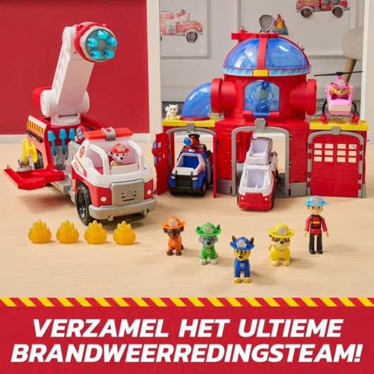 Camion de pompier Spin Master PAW Patrol Marshall avec lanceur d'eau