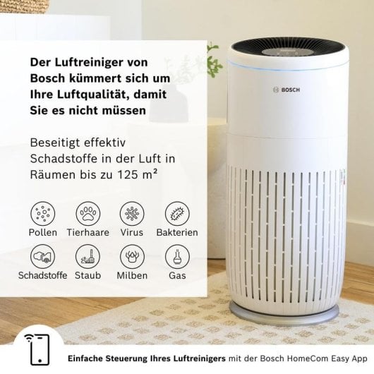 Luftreiniger Bosch Air 6000i HEPA 600 m3/h WLAN