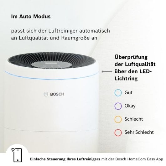 Luftreiniger Bosch Air 6000i HEPA 600 m3/h WLAN