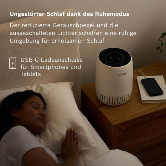 Purificador de ar Bosch Air 1000 branco HEPA 120 m3/h