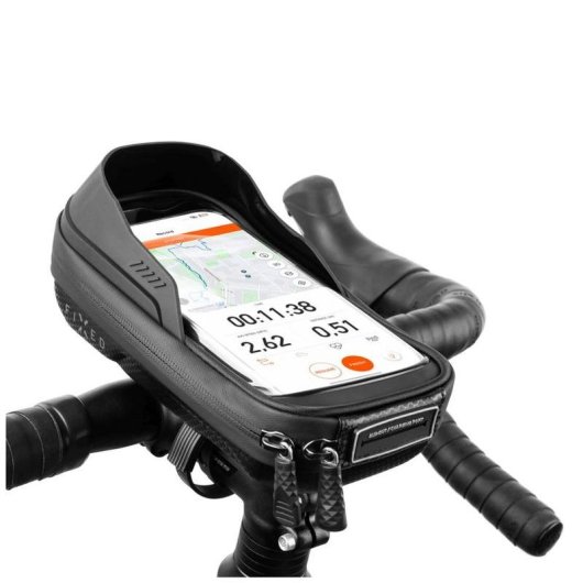 FIXED FIXBIB2-BK Supporto smartphone bici con borsa fino a 6,8 pollici
