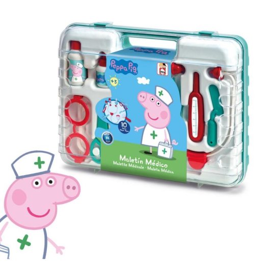 Jeu medical CHICOS Peppa Pig, 10 pieces avec mallette