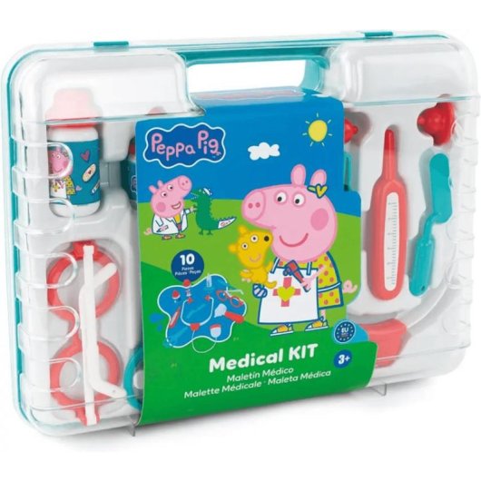 Jeu medical CHICOS Peppa Pig, 10 pieces avec mallette
