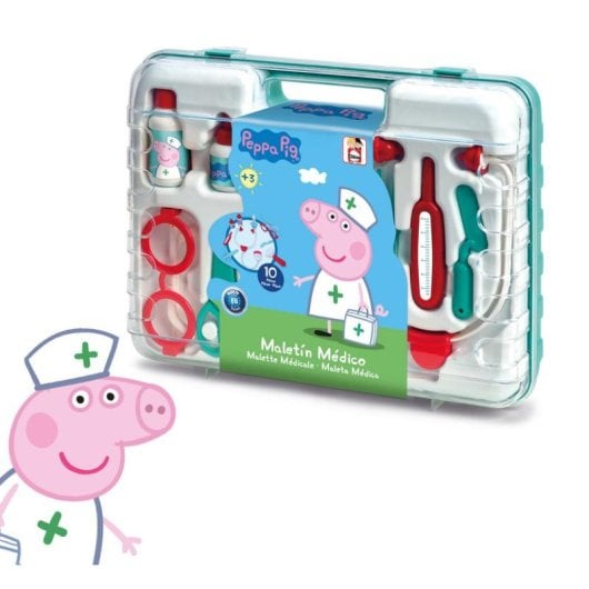 Jeu medical CHICOS Peppa Pig, 10 pieces avec mallette