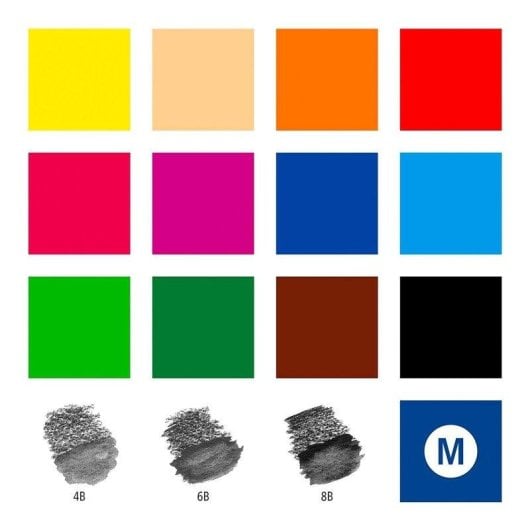 Lápices de colores acuarelables Staedtler Design Journey Set Creativo 18 piezas
