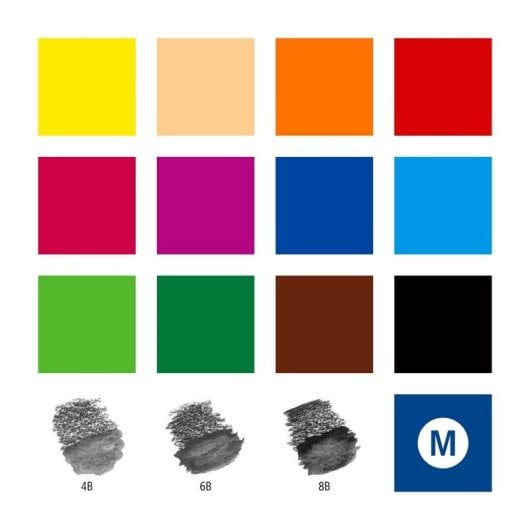 Lápices de colores acuarelables Staedtler Design Journey Set Creativo 18 piezas