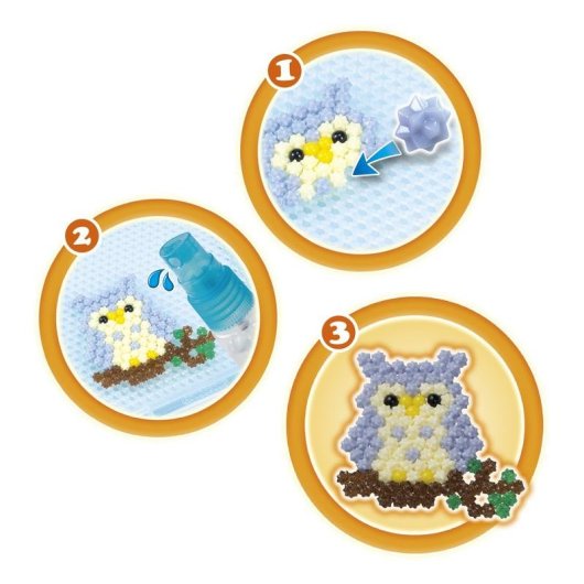Kit creatif Aquabeads Star Friends Animaux multicolores