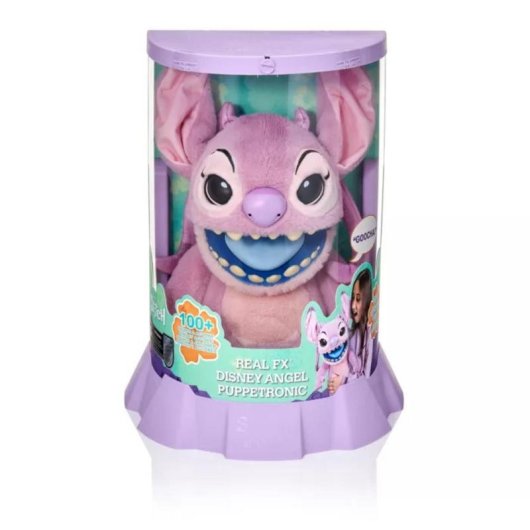 Títere de mano Angel ME ME ME Puppetronic Lilo & Stitch con tecnología RealFX