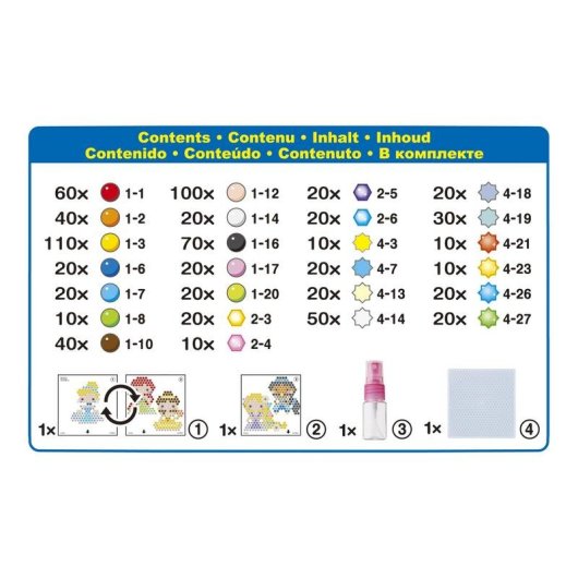 Set manualidades Aquabeads Disney Princess Dazzle Multicolor