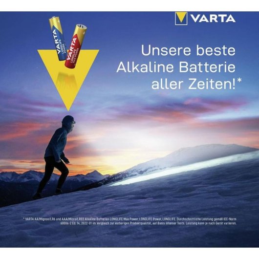 Pila AAA VARTA Longlife Power 1,5 V Alcalina x18