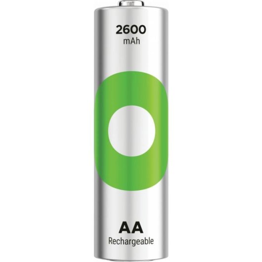 Pilas recargables GP AA NiMH 2600 mAh 4 unidades