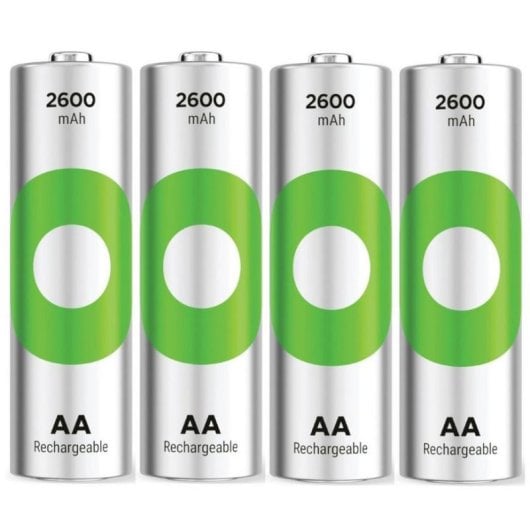 Pilas recargables GP AA NiMH 2600 mAh 4 unidades