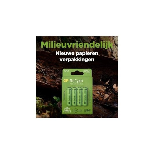 Pilas recargables GP AA NiMH 2600 mAh 4 unidades