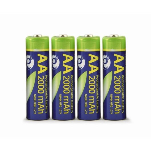 Pile GEMBIRD EG-BA-AA20R4-01 NiMH rechargeable AA 2000 mAh - 4 unitees