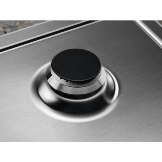 Piastra a gas Electrolux KGS7534XX 5 zone 74 cm acciaio inossidabile