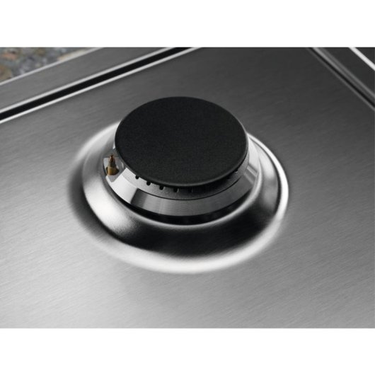 Piastra a gas Electrolux KGS7534XX 5 zone 74 cm acciaio inossidabile