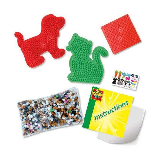 Kit de perles à repasser SES Creative Beedz Animaux 2200 pièces