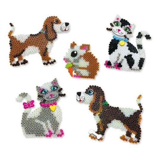 Kit de perles à repasser SES Creative Beedz Animaux 2200 pièces