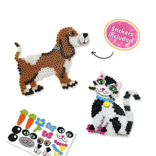 Kit de perles à repasser SES Creative Beedz Animaux 2200 pièces