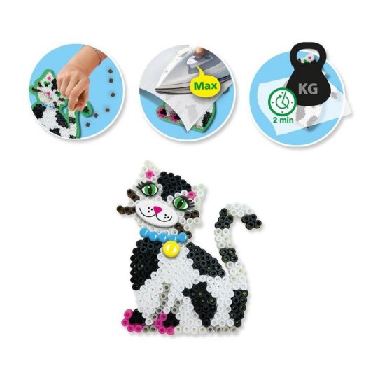 Kit de perles à repasser SES Creative Beedz Animaux 2200 pièces