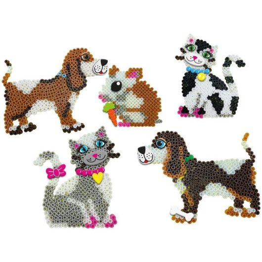 Kit de perles à repasser SES Creative Beedz Animaux 2200 pièces