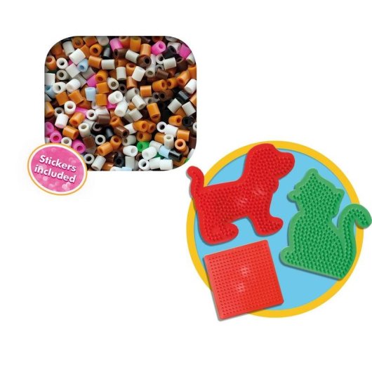 Kit de perles à repasser SES Creative Beedz Animaux 2200 pièces