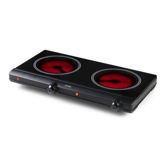 Plaque de cuisson DOMO DO339KP ceramique 2 zones 2500 W