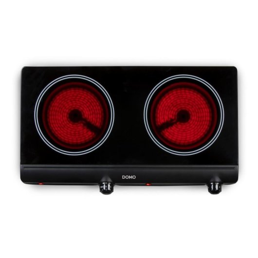 Plaque de cuisson DOMO DO339KP ceramique 2 zones 2500 W